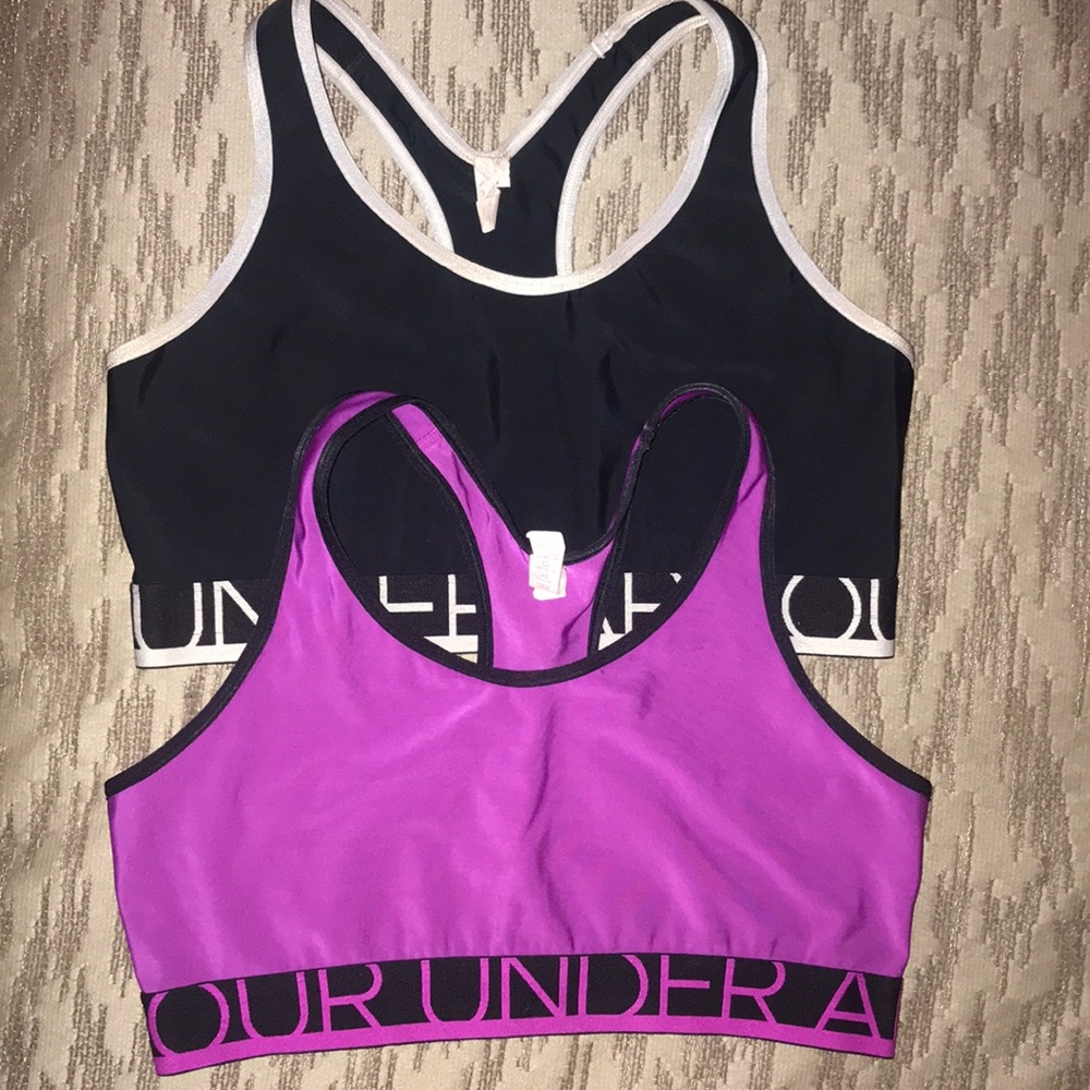 Under Armour compression sports bra bundle of 2